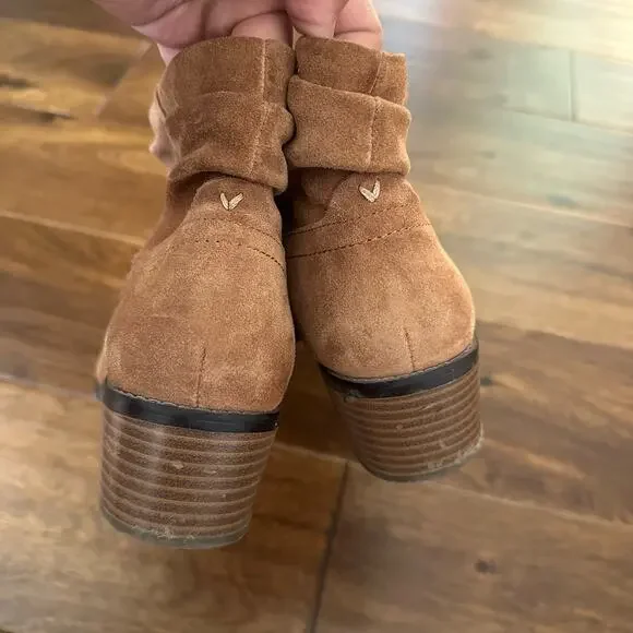 Vionic Kanela Women's Heeled Bootie brown slouchy suede boots 9.5 - Picture 9 of 16